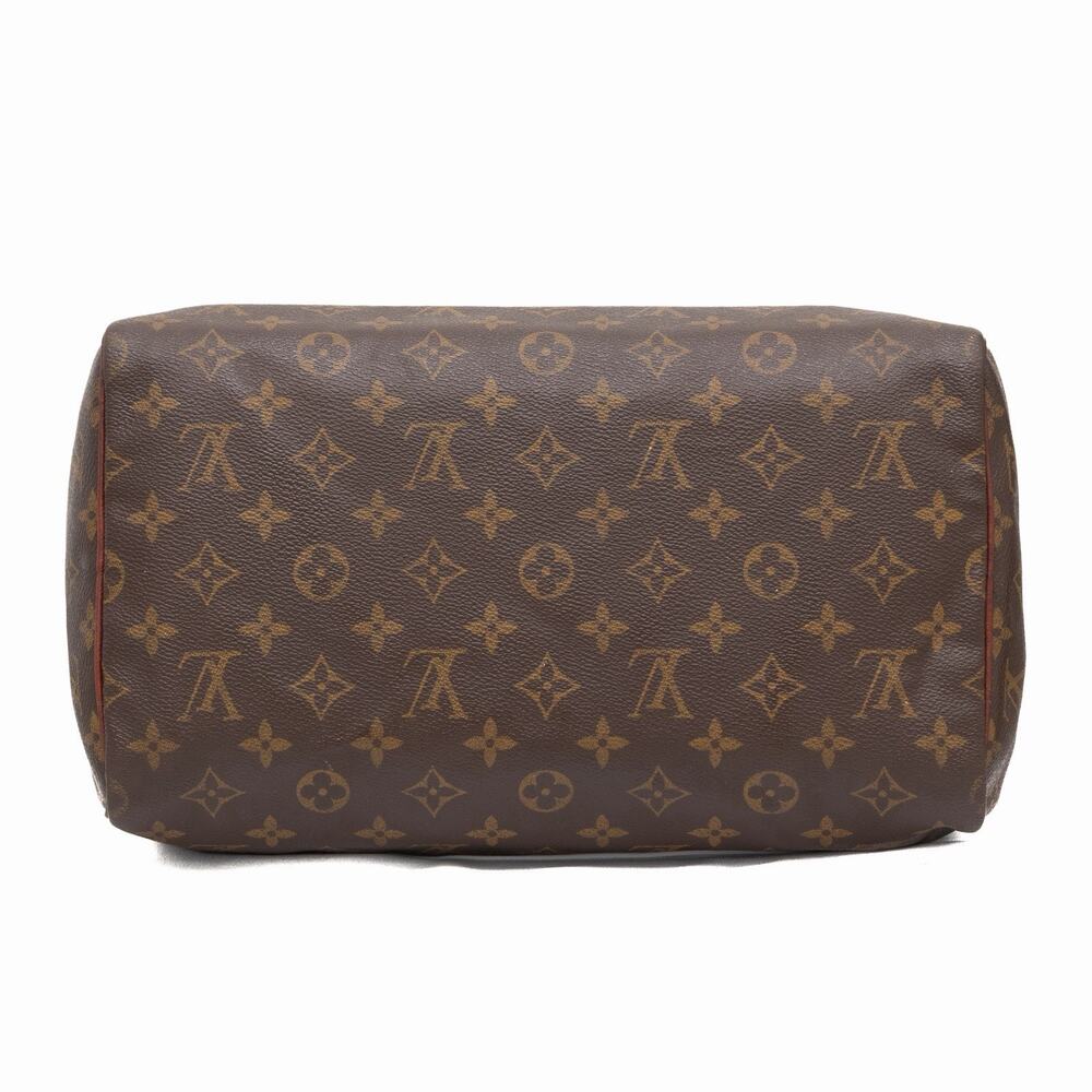 LOUIS VUITTON Vintage Brown Monogram Speedy 30 Hand Bag M41526 - Picture 8 of 16